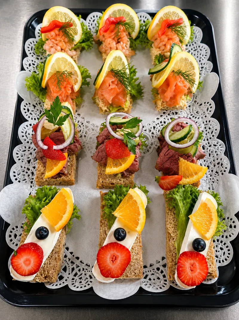 Snitter — open-faced sandwiches